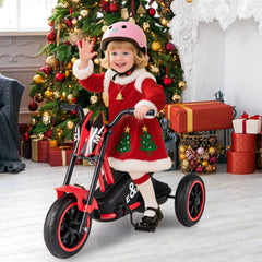 Kids Tricycle 3-Wheel Toddler Bike with Foot Pedals Forward Backward