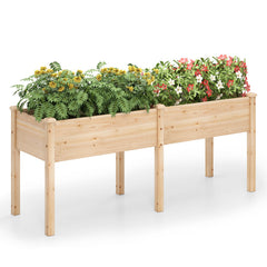 Large Raised Garden Bed with Drainage Holes and 6 Supporting Legs