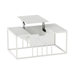 Lift Top Coffee Table Modern Center Table with Hidden Storage Compartment