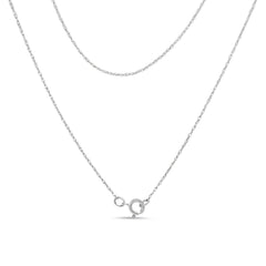 10K White Gold 1/10 Cttw Miracle Set Round-Cut Diamond Square Shape 18" Pendant Necklace (H-I Color, SI2-I1 Clarity)