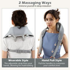 Neck Shoulder Massager 4D Deep Tissue Kneading Shiatsu Massage Machine