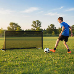 Portable POP Up Toddler Soccer Net with Metal Frame