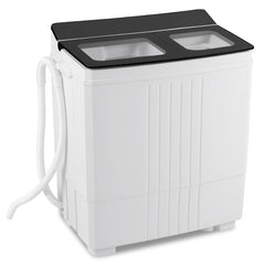 Portable Washing Machine with 12 LBS Washer and 8 LBS Spinner Combo for Apartments