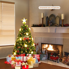 Prelit Fiber Optic Christmas Tree with Warm White Lights