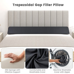 Bed Wedge Pillow with Storage Bag-Queen Size