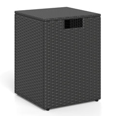 Rattan Propane Tank Cover Patio Hideaway Tank Side Table