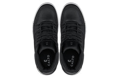 CALTO - S4750 - 3 Inches Taller (Black) - High Top Sneakers