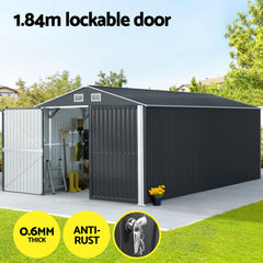 NNEDSZ Giantz Garden Shed Sheds Outdoor Storage 3x5.38M Tool Workshop House Shelter