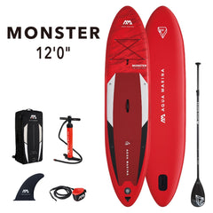 Aqua Marina MONSTER 12'0" Inflatable Paddle Board All-Around SUP
