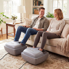 Shiatsu Foot Massager with 3-Level Deep Kneading and Air Compression