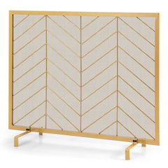 38 x 31 Inch Single Panel Fireplace Screen