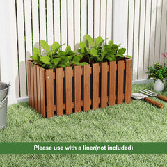 Solid Wood Raised Garden Bed for Flower and Vegetable