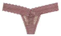 V-Front Lace Thong