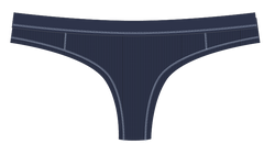 Modal Thong with Contrast Stitch, XS-2X