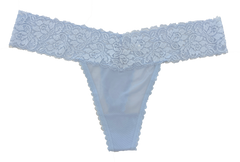 Mesh and Lace Classic Thong, XS-2X