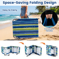 Tanning Chair with Face Arm Holes Folding Chair