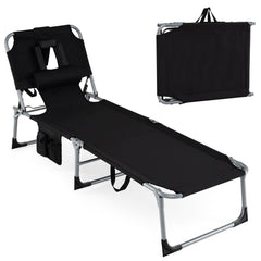 Tanning Chair with Face Arm Holes Folding Chair
