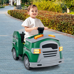12V Toddler Fire Toy Car with Shovel and Wrench for Ages 37-95 Months