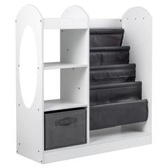 Toy Storage Organizer with 4-Tier Sling Shelves
