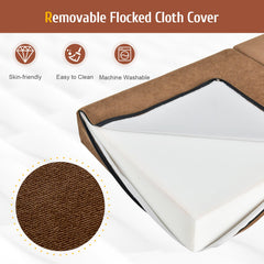 Tri-Fold Folding Chair Convertible Sleeper Bed
