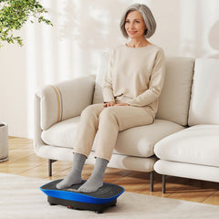 Vibration Plate Exercise Machine for Lymphatic Drainage and Weight Loss with 10 Speed Intensities