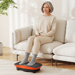 Vibration Plate Exercise Machine for Lymphatic Drainage and Weight Loss with 10 Speed Intensities