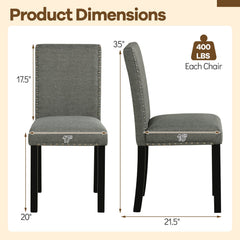 Wooden Dining Chairs Set of 4 with Bent Wood Legs
