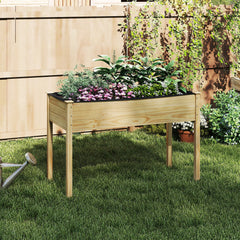 Wooden Raised Vegetable Garden Bed Elevated Grow Vegetable Planter