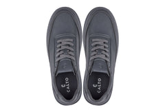 CALTO - X1649 - 2.8 Inches Taller (Iron Grey) - Lightweight Sneakers