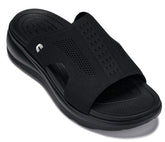 CALTO - X1657 - 2 Inches Taller (Black/Knitted Black)
