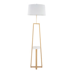 Cosmo Shelf Contemporary Glam Floor Lamp