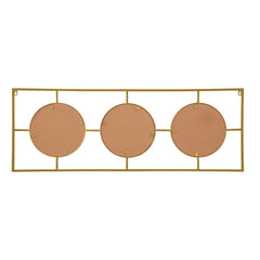 3 Mirror Piece Wall Mirror in Rectangular Frame
