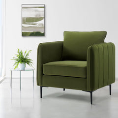 Accent Chair With Pillow For Living Room