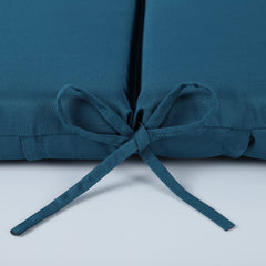 Outdoor Lounge Chair Cushion Set - Lake Blue Polyester, UV & Fade Resistant, 2PCS
