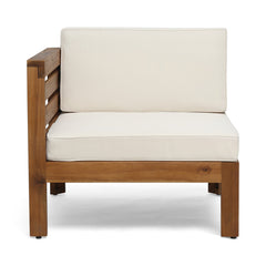 Cambridge L Shape Sofa Set with Ottoman and Table