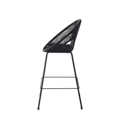 Outdoor Patio Barstool Set Weather Resistant