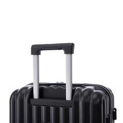 ABS Spinner Wheel Luggage Carry On Suitcase with Cup Holder and USB Port
