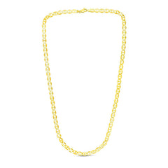 5.5mm 10k Yellow Gold Mariner Link Chain