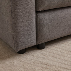 102.2 Inch Combination Modular Sofa with Ottoman Grey