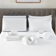 Restonic ComfortCare Hybrid Firm King Mattress + 12-Piece Bedding Pack