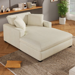 Oversized Chaise Lounge Chair Classic Design