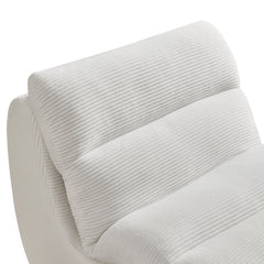 Modern Compressed Lounge Chair with Ottoman