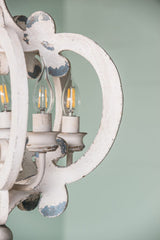 Farmhouse 6-Light Wood Chandelier Pendant Light Fixture