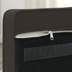 Elegant Rectangular Pet Bed for Small and Medium Dogs - Dark Brown