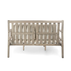 Outdoor Daybed With Four Pillows (Gray+Beige Cushion)