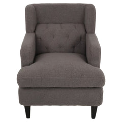 Modern Upholstered Accent Chair Tufted Armchair