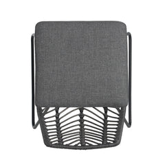 DEJA Chair 2PCS with 2 Cushions, Gray