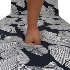 2-Piece Indoor/Outdoor Chaise Lounge Chair Cushion Set with Ties