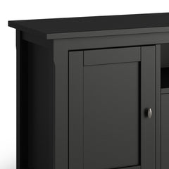 Warm Shaker 72' TV Media Stand - Black
