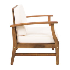 The Aurland™ Slatted Acacia Club Chair (Set of 2)